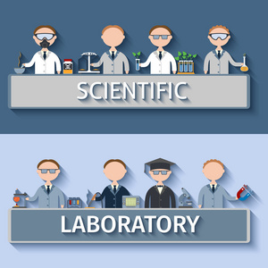 科学家在实验室里