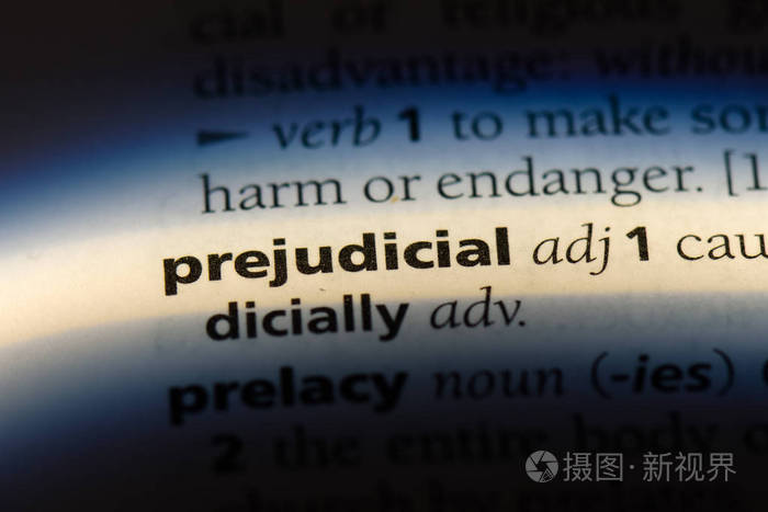 字典里有偏见的词偏见概念