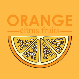 橙柑橘果实
