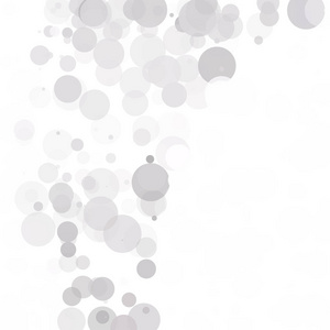 气泡圆点独特的灰色白色明亮向量背景