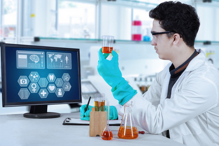 男性科学家图片-男性科学家素材-男性科学家插画-摄图新视界