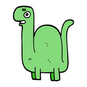 动画片涂鸦史前恐龙