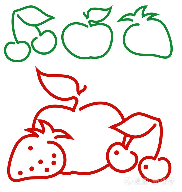 水果轮廓