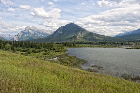 加拿大洛矶山脉全景