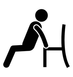 椅子运动特征的拿着椅子的人