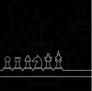 完整的国际象棋数字收集.