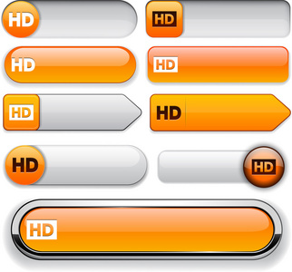 高清高详细 web 按钮集合