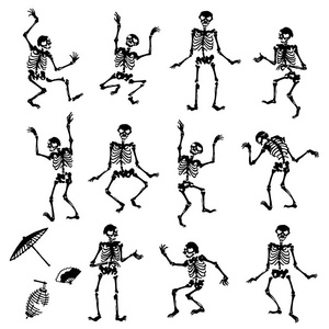 有趣的人骨插图, 我画了一个人的骨头有趣照片