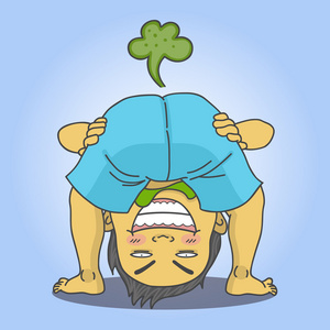 狗放屁放屁的可爱女人女人放屁空白气球出从他底矢量