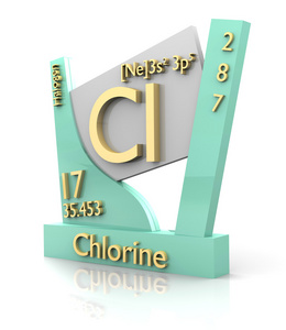 氯形式周期表中的元素v2