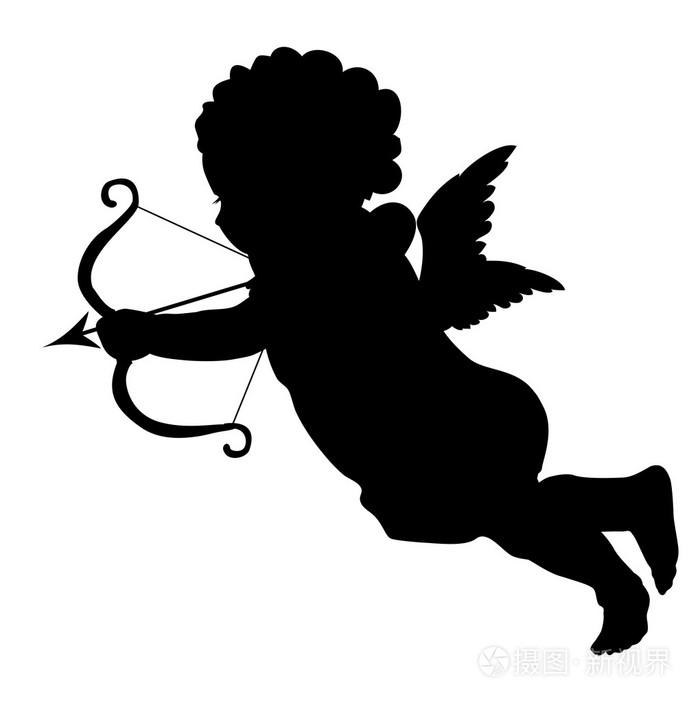 丘比特剪影