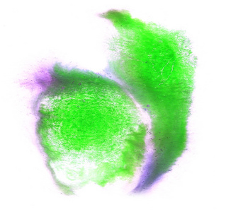 紫色 绿色的笔画抽象水墨水彩笔水颜色 s