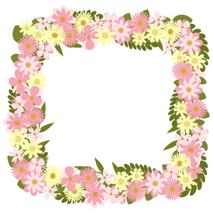 带叶的向量图片