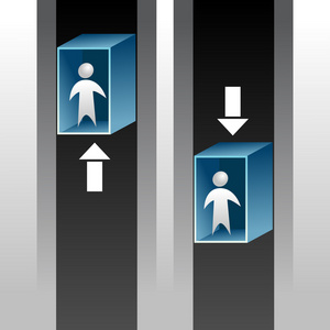 电梯乘坐图标图片