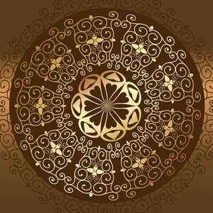 巴洛克式图案圆金黑色和白色巴洛克式浴室古董和巴洛克式的框架和花卉