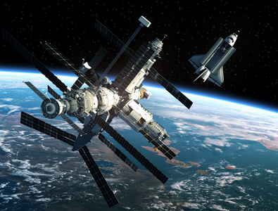 国际空间站和航天飞机