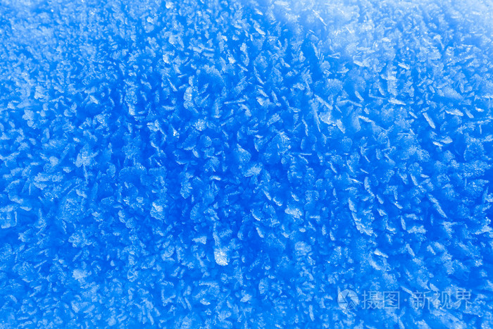 冰蓝色的雪结构背景设计