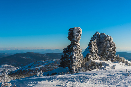 滑雪度假村 sheregesh 塔什塔戈尔区 克麦罗沃地区 俄罗斯