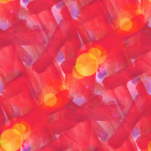 散景壁纸橙色抽象水彩艺术无缝纹理
