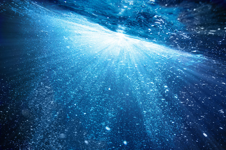 水和空气泡沫照片