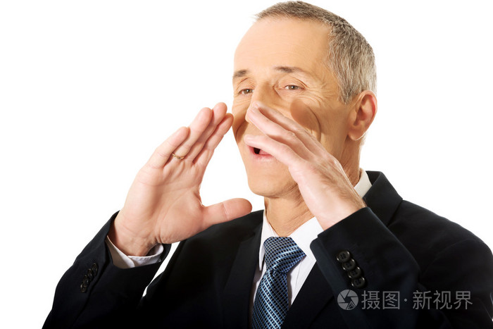 商人呼唤一个人的