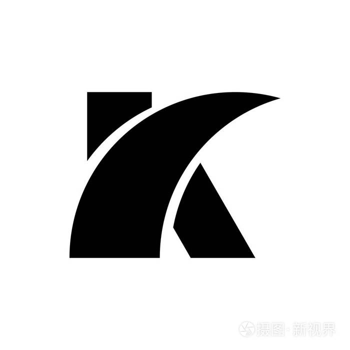 字母k徽标图标设计模板元素矢量符号