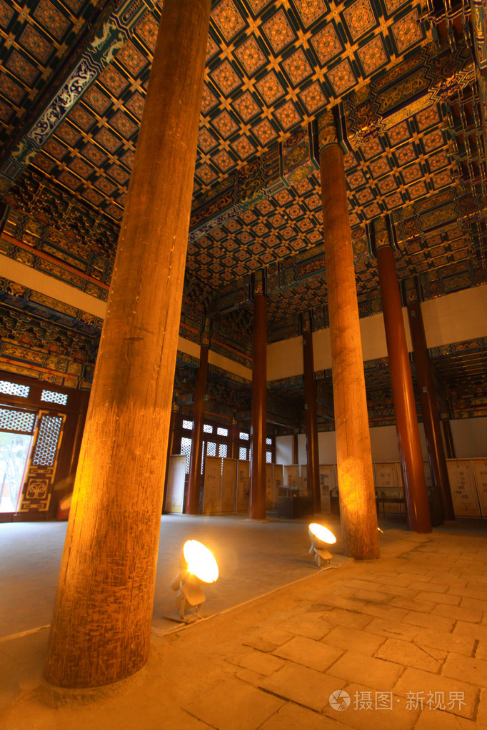 中国古代寺院内部