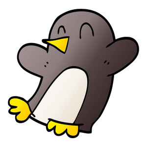 跳舞的企鹅图片