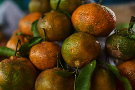 水果天然有机维生素橘橘子 (橘子, clementines, 柑橘类水果), 在当地
