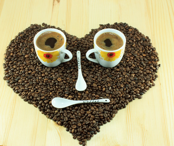 咖啡的笑脸图片
