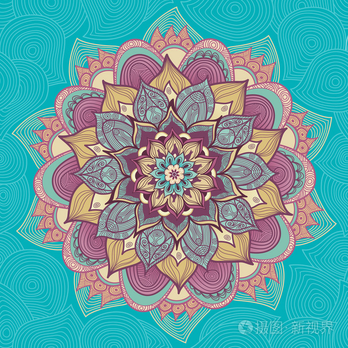 装饰性的花边图案