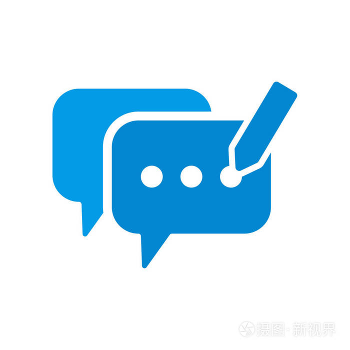 博客图标矢量隔离白色背景为您的 web 和移动应用程序设计, 博客徽标