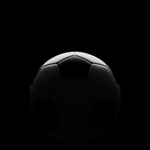 黑色足球球图片