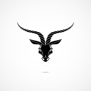 充山羊山羊头的矢量图像山羊头的矢量图像山羊头的矢