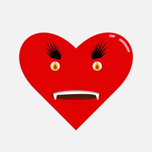 Helloween 心脏图标。为爱情元素设计。矢量 Eps 10