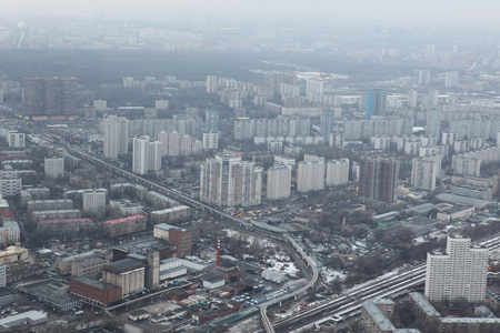 莫斯科市鸟瞰图
