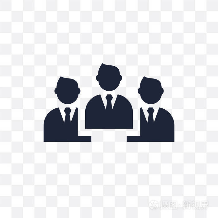 政客透明的图标政客象征设计从政治汇集简单的元素向量例证在透明背景