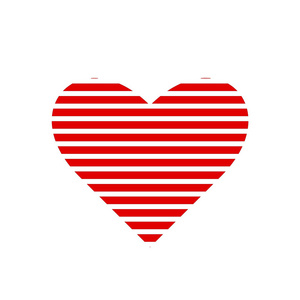 情人节的心脏图标。爱的元素。矢量 Eps 10