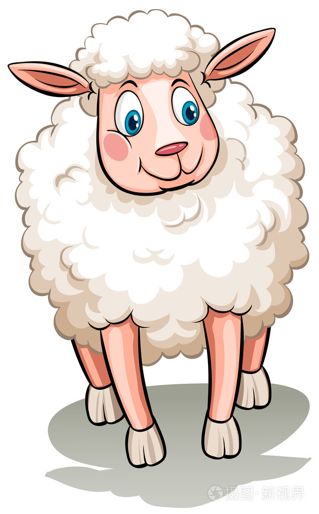 一只羊插画-正版商用图片0a2bla-摄图新视界