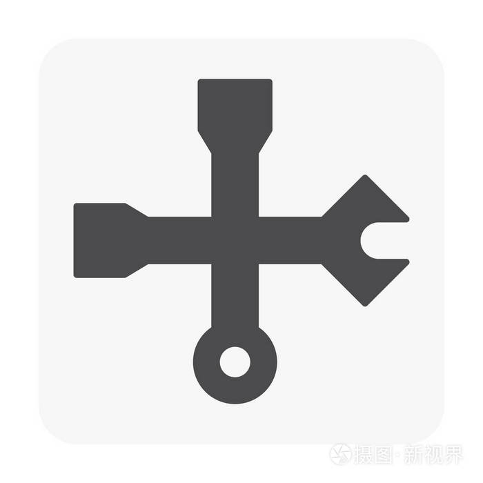 白色力学图标