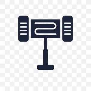 电动加热器符号设计从冬季集合.简单的元素向量例证在透明背景照片