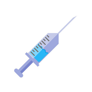 注射器图标矢量隔离白色背景为您的 web 和移动应用程序设计, 注射器徽标概念