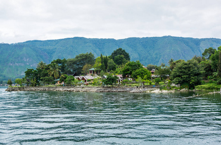 Samosir 岛上的岛屿, 位于印度尼西亚苏门答腊岛北部中部, 印尼