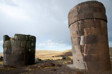 Sillustani 埋葬地秘鲁