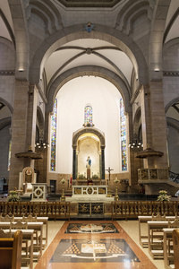 在菲律宾的马尼拉大教堂内部