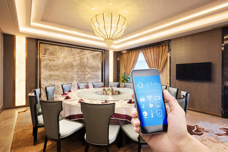 中国餐厅的智能家居照片