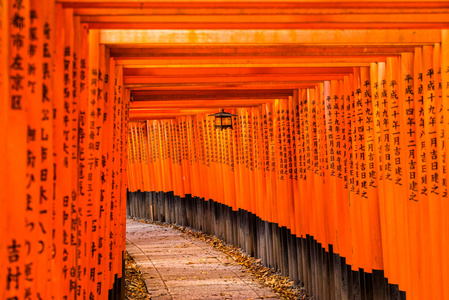 在京都伏见 inari 寺