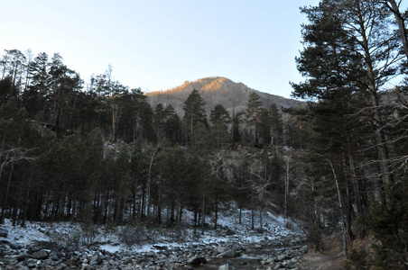 buryatia, saayan 山, kngarga river