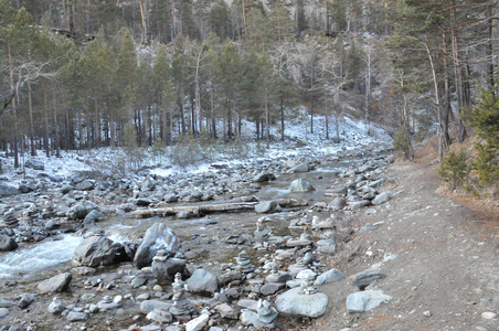 buryatia, saayan 山, kngarga river