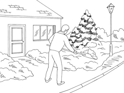 白色门雪图片-白色门雪素材-白色门雪插画-摄图新视界